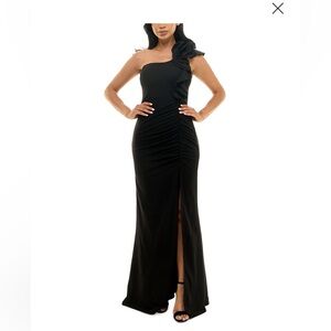 Black One Shoulder Dress